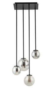 Lampa sufitowa kulki szary TULIA 4 długi 33502