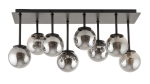 Lampa sufitowa kulki szary TULIA 8 krótki 33496