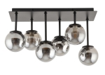 Lampa sufitowa kulki szary TULIA 6 krótki 33500