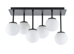 Lampa sufitowa kulki biały  TULIA 6 krótki 33501