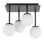 Lampa sufitowa kulki biały TULIA 4 krótki 33505