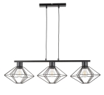Lampa wisząca VARIO 3 czarny 40561
