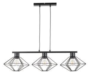 Lampa wisząca VARIO 3 czarny 40561