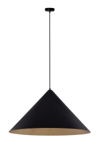 Lama wisząca Vesuvio czarny/złoty M 3xE27 41038