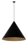 Lama wisząca Vesuvio czarny/złoty L 3xE27 41040