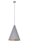 Lampa wisząca Vesuvio szary/złoty S 41046