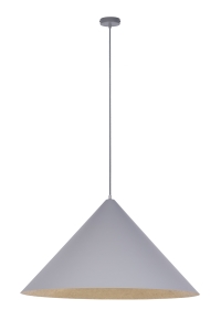 Lampa wisząca Vesuvio szary/złoty M 1xE27 /  41047
