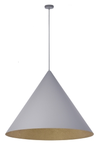 Lampa wisząca Vesuvio szary/złoty L 3xE27 41050