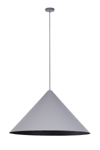 Lampa wisząca Vesuvio szary/czarny M 1xE27 /  41052