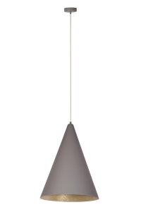 Lampa wisząca Vesuvio taupe/złoty S 41056