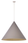 Lampa wisząca Vesuvio taupe/złoty L 1xE27 /  41059