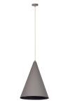 Lampa wisząca Vesuvio taupe/czarny S 41061