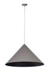 Lampa wisząca Vesuvio taupe/czarny M 3xE27 41063