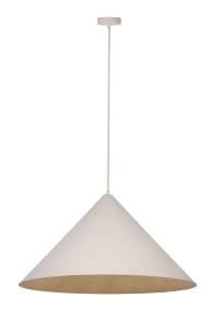 Lampa wisząca Vesuvio beżowy/złoty M 3xE27 41068