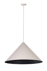 Lampa wisząca Vesuvio beżowy/czarny M 3xE27 41073