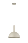 Lampa wisząca VITRUM kopuła M szary beż 40805