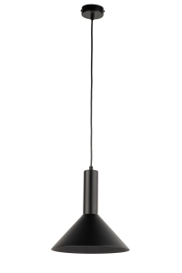 Lampa wisząca VITRUM stożek czarny 40810
