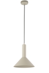 Lampa wisząca VITRUM stożek szary beż 40806