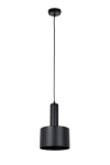 Lampa wisząca VITRUM walec czarny 41109