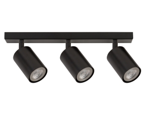 Reflektory sufitowe led czarne ZOOM 3 33311