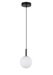 Lampa wisząca czarna kula GAMA 1 33404