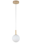 Lampa wisząca kula złoto-beżowa GAMA 1 33406