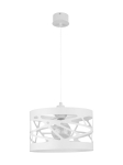 Lampa wisząca metalowa biała MODUŁ FREZ M 31080