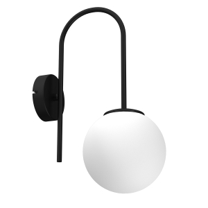 Lampa kinkiet CAMBRIDGE czarny 1xE14 /  3193