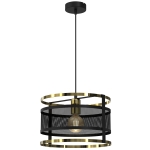Lampa wisząca RIM czarny-złoty 3903