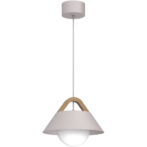 Lampa wisząca Funda  cashmere/natural wood 1xE27  /  4206