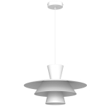 Lampa wisząca PLATO white 1xE27 /  4485