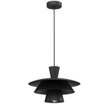 Lampa wisząca PLATO black 1xE27 /  4486