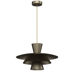 Lampa wisząca PLATO titanium 1xE27 /  4491
