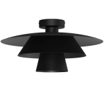 Lampa sufitowa PLATO black 1xE27 /  4493