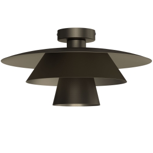 Lampa sufitowa PLATO titanium 1xE27 /  4498