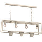 Lampa wisząca FLORES beige 4xE27  /  4852