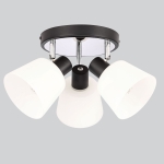 Lampa sufitowa BILOBA plafon biało-czarna 3x40W E14  /  98-49087