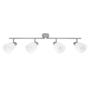 Lampa sufitowa GINKO listwa szara 4x40W E14  /  94-49100