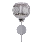 Lampa ścienna kinkiet CESAR srebrny 1x40W E27 /  21-48356