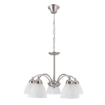 Lampa wisząca CAVALLO srebrna 5x60W E27  /  35-48349