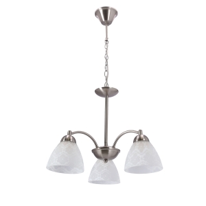 Lampa wisząca CAVALLO srebrna 3x60W E27  /  33-48332