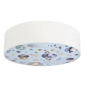 KIDDY lampa sufitowa 38 cm biały 2x40W E27 /  31-38852