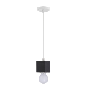Cubick lampa wisząca biały 1x20W E27 / 31-23377