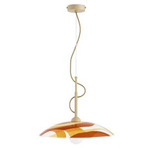 Lampa wisząca TANAT beżowy 1xE27  / 61578