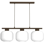 Lampa wisząca Galante brown (glass: 2984) 3xE27 /  8012