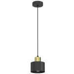 Lampa wisząca Parkla black/gold 1xE27 / 8782
