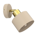 Lampa kinkiet-spot Parkla beige/gold 1xE27 / 8791