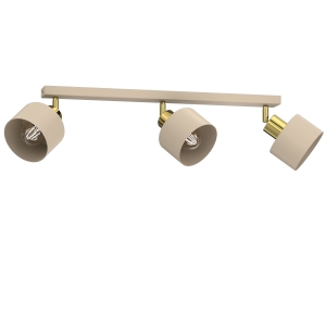 Lampa sufitowa Parkla beige/gold 3xE27 / 8793