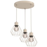 Lampa wisząca Parkla basket beige 3xE27 / 8846