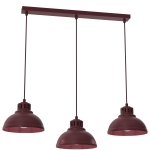 Lampa wisząca Sven burgundy 3xE27 /  8884